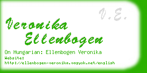 veronika ellenbogen business card
